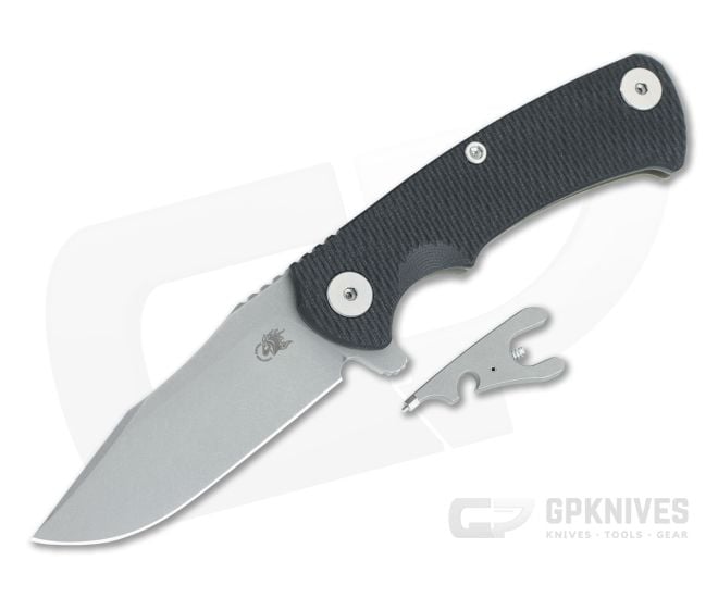Hinderer Project X Clip Point Black G10 Battle Bronze - HK-1682