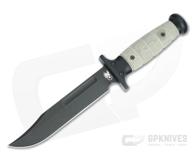 Hinderer Kabar Battle Black 3V OD Green Micarta - HK-1684