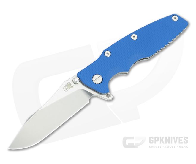 Hinderer Eklipse 3.5 Hollow Ground Slicer Blue G10 - HK-1689