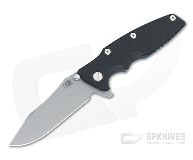 Hinderer Eklipse 3.5 Hollow Ground Slicer Black G10 Battle Blue - HK-1696