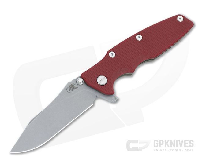 Hinderer Eklipse 3.5 Hollow Ground Slicer Red G10 Battle Bronze - HK-1699