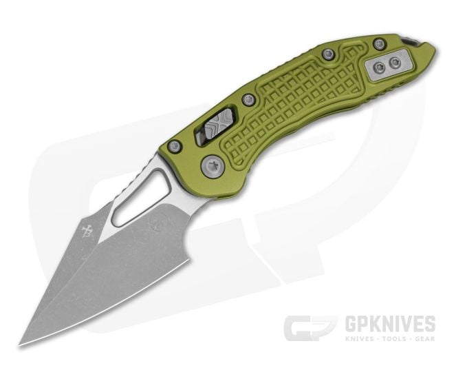 Microtech M-Stitch RAM-LOK OD Green Frag Aluminum M390MK Apocalyptic Folding Knife (3.05" Blade) 169MRL-10APFROD - MT-169MRL-10APFROD