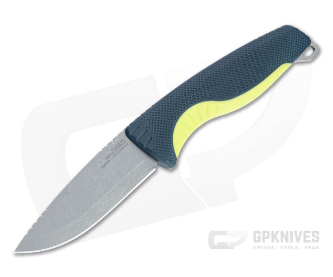SOG Aegis FX Indigo and Acid Stonewashed 4116 Outdoor Fixed Blade Knife 17-41-01-57 - SOG-17-41-01-57