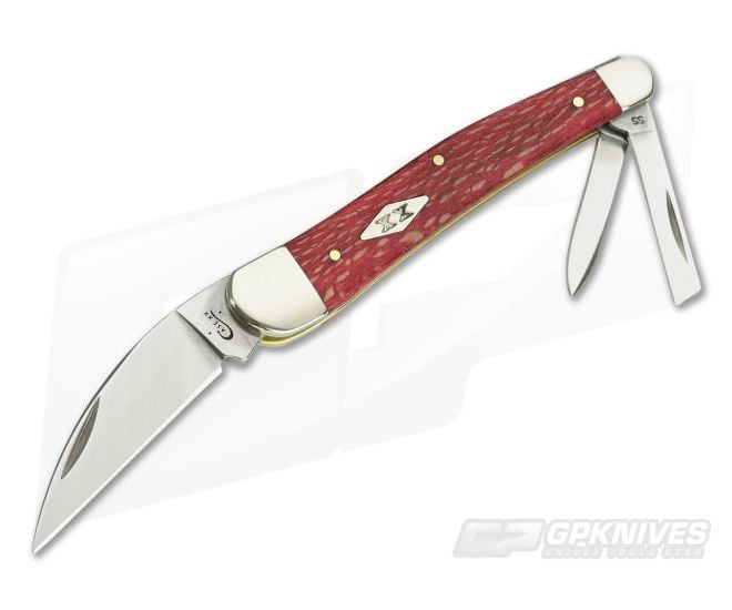 Case Seahorse Whittler Red Sycamore Wood 17142 - CA-17142
