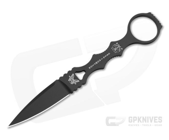 Benchmade 174BK SOCP Single-Edge Dagger Black Cerakote 440C Fixed Blade Knife (2.75" Blade) - BM-174BK