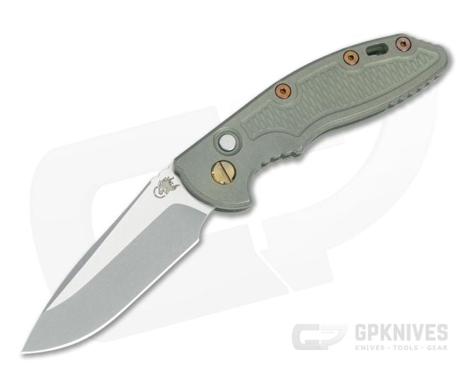 Hinderer XM-18 3.5 Automatic Spearpoint Battle Green - HK-1759