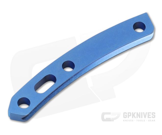 Hinderer XM-18 3.5 Titanium Backspacer Stonewash Blue - HK-1769
