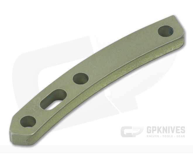 Hinderer XM-18 3.5 Titanium Backspacer Battle Green - HK-1774