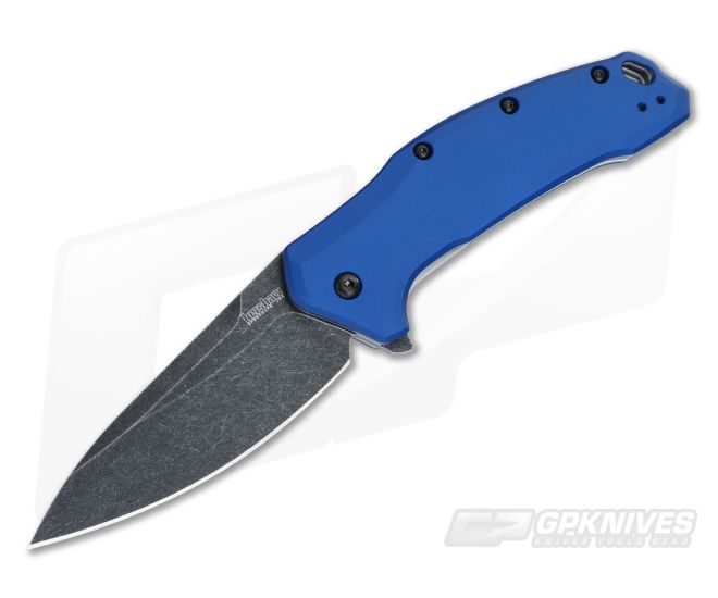 Kershaw Link Navy Blue Blackwash USA Flipper 1776NBBW - KS-1776NBBW