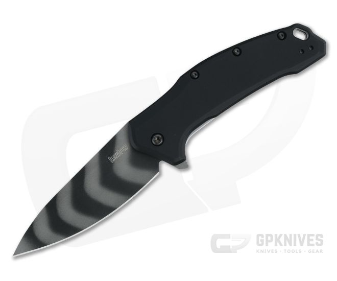 Kershaw Link Tiger Stripe 420HC Black SpeedSafe Assisted Flipper 1776TS - KS-1776TS