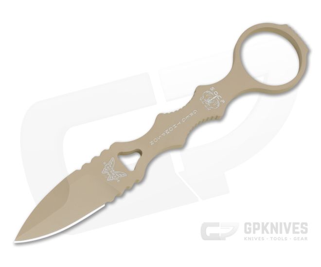 Benchmade Mini SOCP Desert Sand Spear Point - BM-177SN