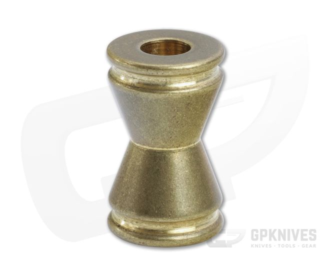 Dawson Machine Craft Brass Hourglass Lanyard Bead - DMC-17