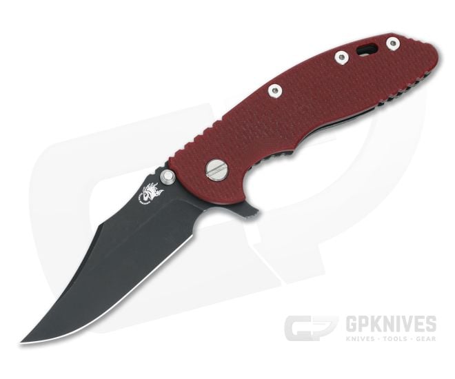 Hinderer XM-18 3.5 Bowie Red G10 Battle Black - HK-1801