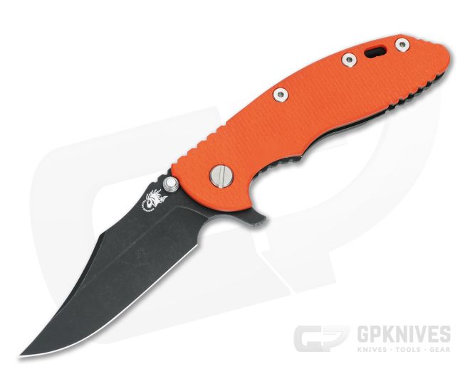 Hinderer XM-18 3.5 Bowie Orange G10 Battle Black - HK-1803