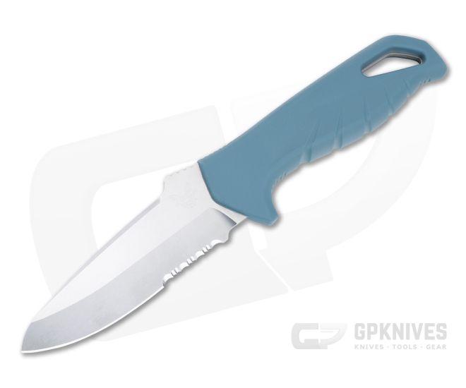 Benchmade 18040S Undercurrent MagnaCut Fixed Blade Depth Blue Handle - BM-18040S