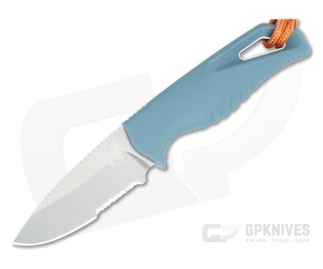 Benchmade 18050S Intersect Part Serrated MagnaCut Fixed Blade Depth Blue Handle - BM-18050S