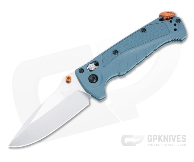 Benchmade 18065 Mini Adira MagnaCut Folding Knife Depth Blue Grivory - BM-18065