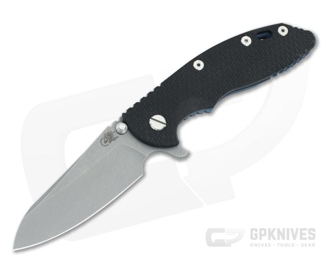 Hinderer XM-18 3.5 Sheepsfoot Black G10 Battle Blue - HK-1811