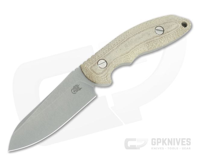 Hinderer Emmett Sheepsfoot Natural Micarta Working Finish - HK-1815