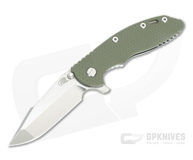 Hinderer XM-18 3.5 Harpoon Spanto OD Green G10 Stonewash - HK-1822