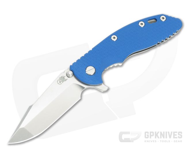Hinderer XM-18 3.5 Harpoon Spanto Blue G10 Stonewash - HK-1824