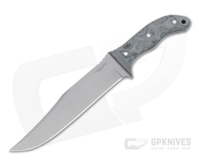 Condor Tool & Knife Belgian Bowie 1075 Black Canvas Micarta Fixed Blade Knife CTK1825-7.5HC - CTK-1825-7.5HC