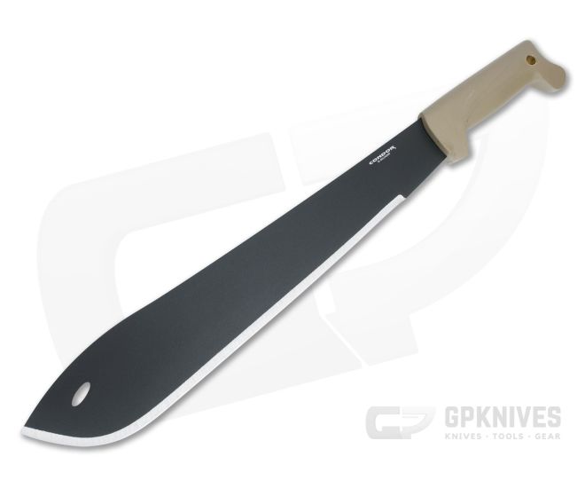 Condor Tool & Knife Bolo Machete Black 1075 Tan Polymer Handle CTK1830-15.4HC - CTK-1830-15.4HC