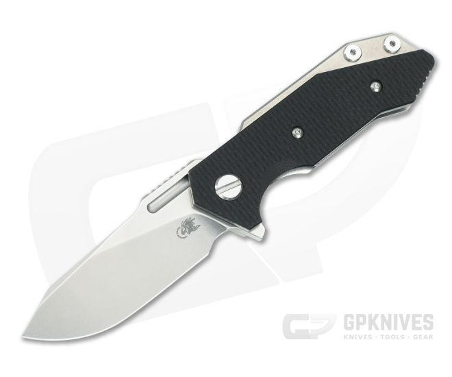 Hinderer Halftrack Slicer Black G10 Stonewash - HK-1839