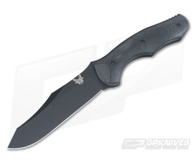 Benchmade Contego Osborne Black Plain S30V Black G10 Fixed Blade 183BK - BM-183BK