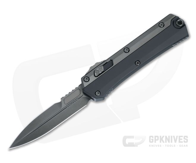 Microtech Glykon DLC Shadow Black Bayonet OTF 184-1DLCTSH - MT-184-1DLCTSH
