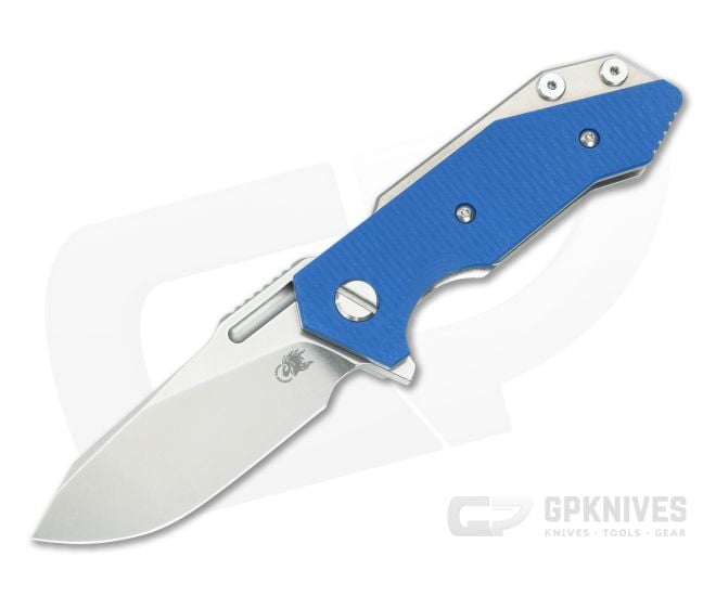 Hinderer Halftrack Slicer Blue G10 Stonewash - HK-1841