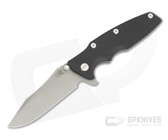 Hinderer Eklipse 3.5 Spearpoint Black G10 Working Finish - HK-1850