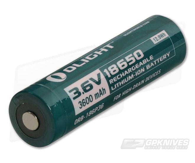 Olight 18650 Lithium Ion Battery 3600mAh ORB-186P36 - OL-18650-3600