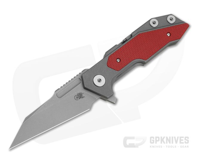 Hinderer Fulltrack Wharncliffe Red G10 Working Finish - HK-1865