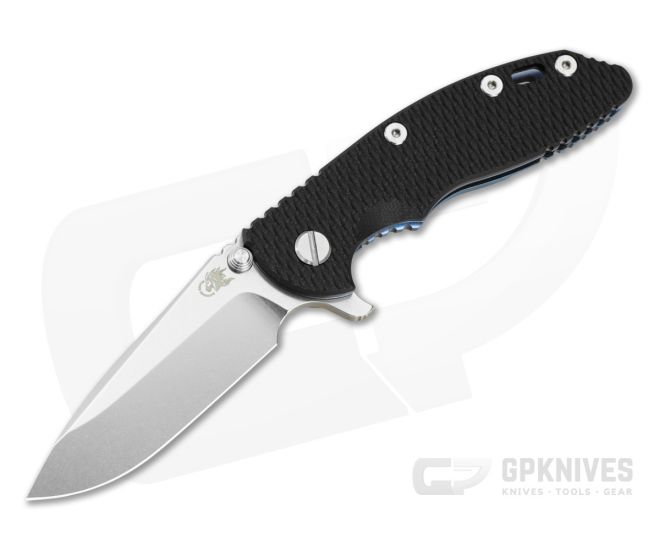 Hinderer XM-18 3.25 Spearpoint Black G10 Stonewash Blue - HK-1873