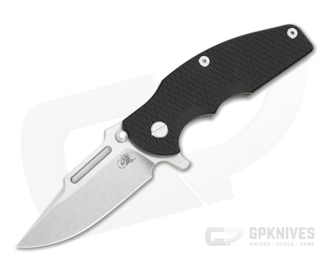 Hinderer Jurassic Frontier Clip Point SW MagnaCut Black G10 Working Finish - HK-1895