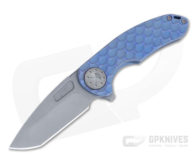 Curtiss Knives F3 Medium Blue PM-Milled Dark Stonewashed Magnacut Spanto Flipper CK-18 - CK-18