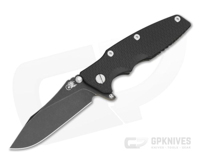 Hinderer Eklipse 3.5 Hollow Ground Slicer Black G10 Battle Black - HK-1902