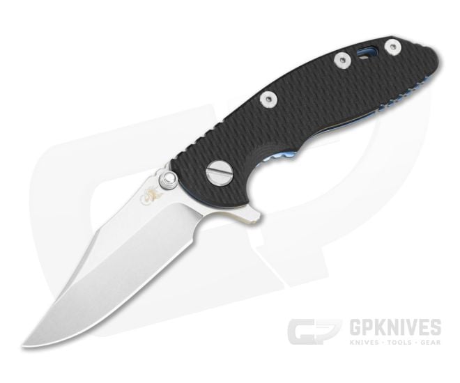 Hinderer XM-18 3.0 Bowie Black G10 Stonewash Blue - HK-1905