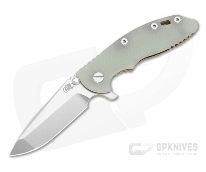 Hinderer XM-18 3.25 Spanto Magnacut Translucent G10 Stonewash Bronze - HK-1918