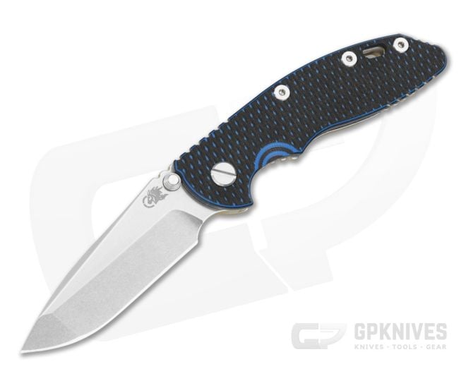 Hinderer XM-18 3.25 Spanto Non Flipper Blue/Black G10 Stonewash - HK-1924