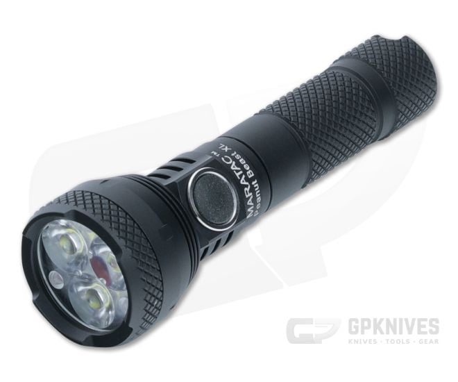 Maratac Peanut Beast XL LED Flashlight Kit Black Aluminum Body 1620 Lumens - MAR-192