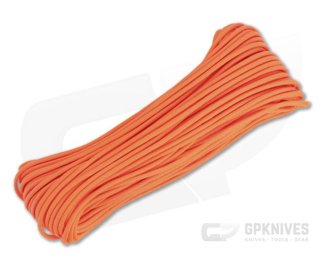 550 Paracord Safety Orange 100 Feet - AC-194