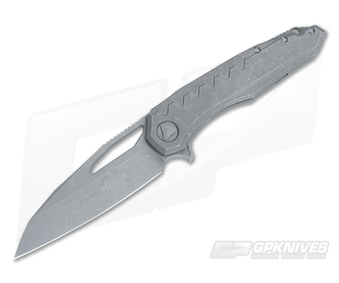 Microtech Sigil MK6 Flipper Apocalyptic Titanium Elmax - MT-196-10AP-1