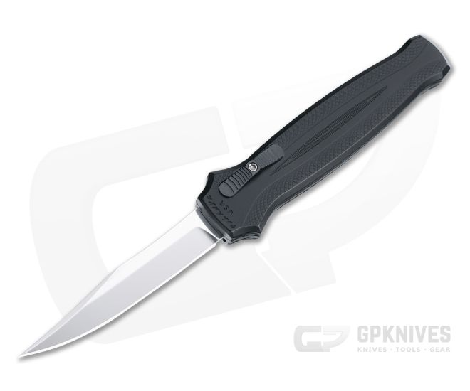 Piranha P19 Rated-R Mirror 154CM Black Double Action OTF Automatic - PRN-19BK