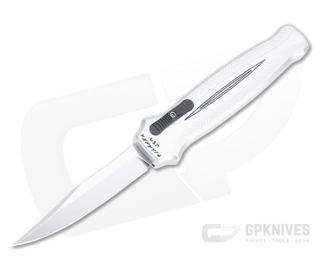 Piranha P19 Rated-R Mirror 154CM Silver Double Action OTF Automatic - PRN-19S