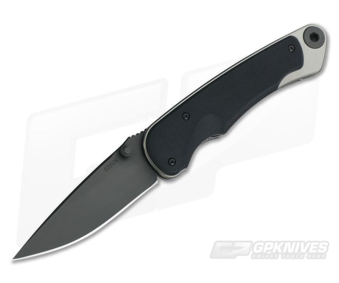 Spartan Blades Akribis Folding Knife Meteorite Handle w/Black G10 Black Blade - SB-1BKMGGB