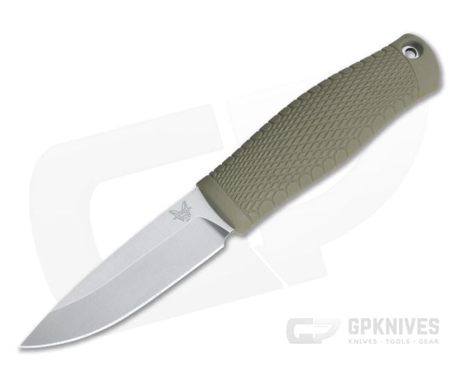 Benchmade 200 Puukko Green Santoprene CPM 3V Fixed Blade - BM-200