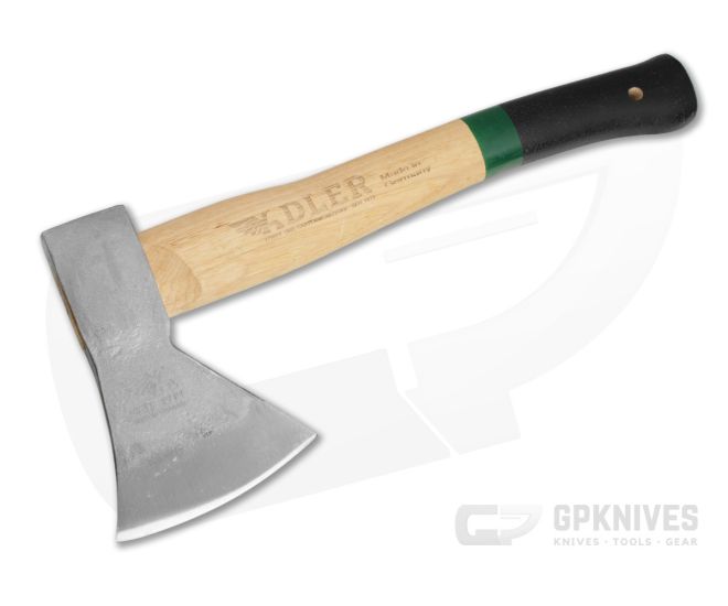 Adler Rheinland Hatchet Green Stripe Hickory C60 Carbon Steel (14.00" Overall) - AD-201.0H060B212