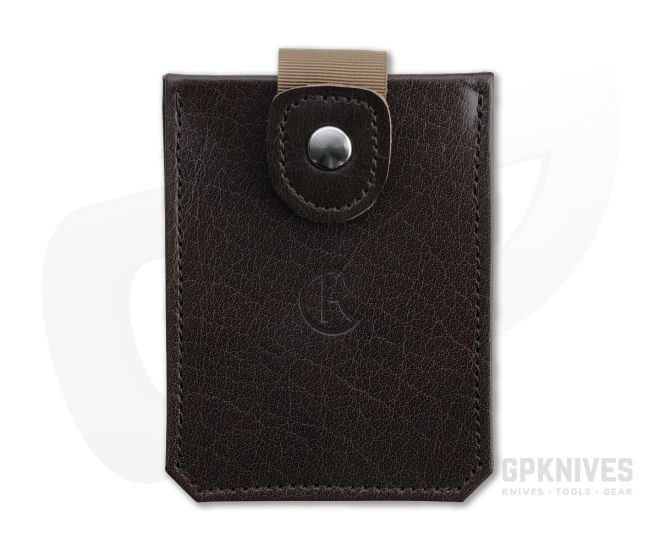 Chris Reeve Card Wallet Dark Brown Leather EDC Slip Wallet - CRK-2013